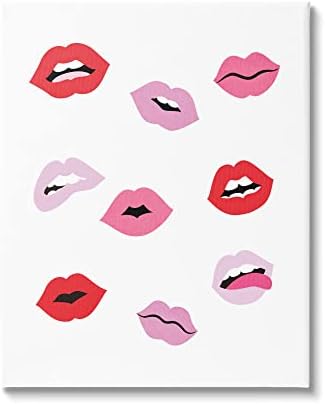 תעשיות סטופל שפתיים מפתות אקספרסיביות גווני שפתון אדום, עיצוב מאת JJ Design House LLC