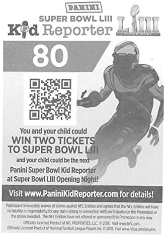 2018 אוסף מדבקות Panini NFL 80 TERRELL SUGSS BALTIMORE RAVENS מדבקת כדורגל רשמית
