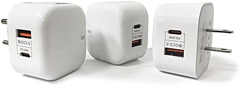 מטען גלי Box התואם ל- JBL בחינם WFH Wireless - PD Minicube, 20W PD USB Type -C מטען קיר עבור JBL בחינם WFH Wireless - Winter White