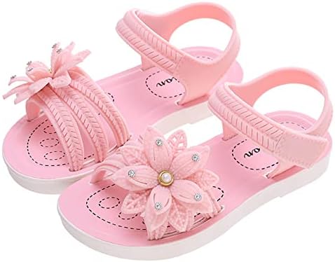 ילדי נעלי בנות סנדלי קיץ חדש רך בלעדי החלקה נוח אופנה נסיכת נעלי קשת גרב נעליים פעוט