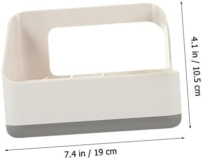 Bestonzon 4 PCS ניקוז סיר מברשת מברשת מברשת פלסטיק לבן