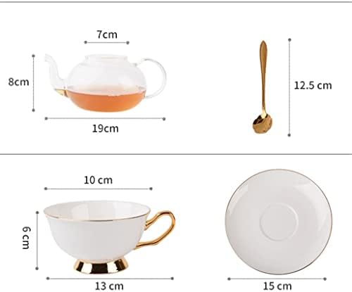 סט תה אחר הצהריים של N/A אנגלית סט תה בסגנון אירופאי סט פרחים סט פרחים כוס תה קרמיקה כוס קרמיקה קומקום פירות מבושל