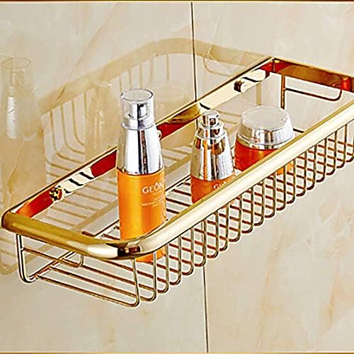 מדף אמבטיה של JF-XUAN יפהפה חטיבת אמבטיה זהב מודרני נטו נטו מלבני מלון מדף אמבטיה/ריבוי פונקציה