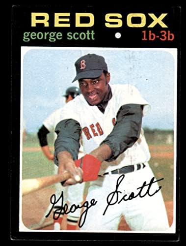 1971 Topps 9 ג'ורג 'סקוט בוסטון רד סוקס VG/Ex Red Sox