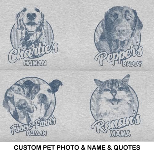 חולצת כלבים מותאמת אישית של פאוורטס - טיז גרפי כלבים בהתאמה אישית לגברים/נשים מתנות כלבים מותאמות אישית בהתאמה אישית