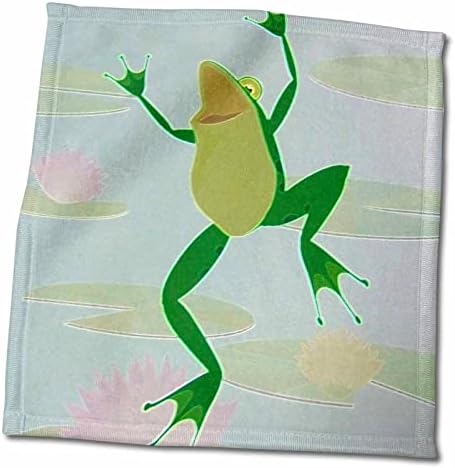 3 דריוזה פלורן ילדים אמנות - פרדי קפיצות צפרדע - מגבות