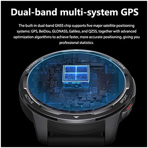 צפו ב- S1 Smart Watch GPS 470mAh 1.43 AMOLED תצוגה Bluetooth 5.2 חיישן דופק חמצן דם