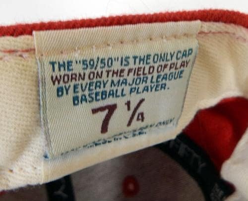 1999 סנט לואיס קרדינלס דארן בראג 22 משחק השתמש ב- Red Hat 7.25 DP22808 - משחק כובעי MLB