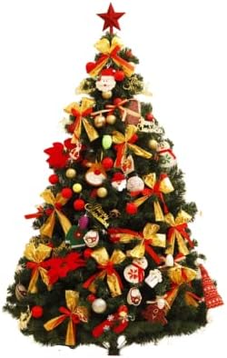 עץ חג מולד מלאכותי של עץ חג המולד/חג המולד של חג המולד/עם 215 תליונים/קל להרכבה