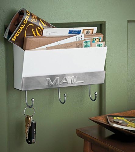 מחזיק דואר סף עם ווים מפתח