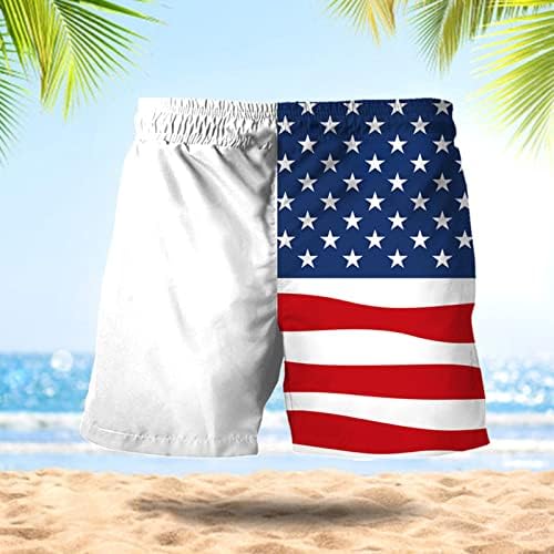 BMISEGM קיץ גברים ביקיני בגדי ים גברים באביב אביב קיץ מכנסי מכנסיים מזדמנים דגל טלאים מודפסים לוח ספורט