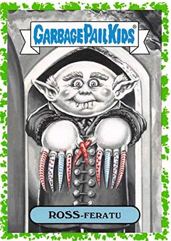 2018 Topps Farbage Pail Kids Oh Oh The Horror-Ell Classic Monster Monster A Puke 1a Ross- feratu x כרטיס מסחר רשמי שאינו ספורט ב- NM או טוב יותר Conditon