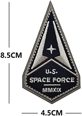 8.5*4.5 סמ ארהב כוח חלל MMXIX תיקון עם וו ולולאה