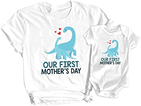 חולצת טריקו של יום האם הראשון מתנה לדינוזאור דינוזאור