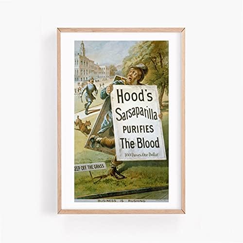 צילומים אינסופיים צילום: הסרספרילה של הוד מטהרת את הדם, העסקים ממהרים', 1888, שוטר
