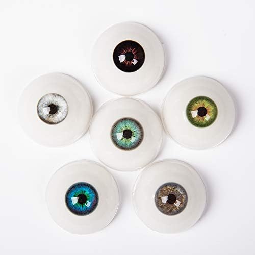 TPE בובה עיניים 32 ממ גלגלי עיניים מלאכותיים לעיצוב מסיבות ליל כל הקדושים בובה מייצרת אביזרים אמנות עיניים אנושיות מציאותיות