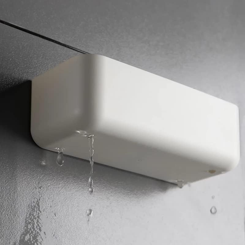 XJJZS רכוב קיר ללא ציפורן מדף שירותים לאחסון מתלה קיר מתלה קיר מתלה לאחסון אמבטיה מתלה לארגון מדף קיר