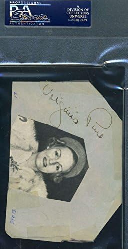 בטי גרבל 1940 חתום על דף אלבום אוטוגרף אותנטי