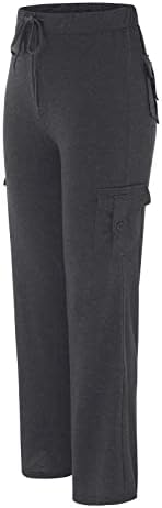 Duowei Plus Sied Jean Ligging Women מכנסי מטען מכנסיים מזדמנים של המותניים הגבוהים מכנסיים רופפים חותלות אימון חיצוניות חיצוניות מתחת