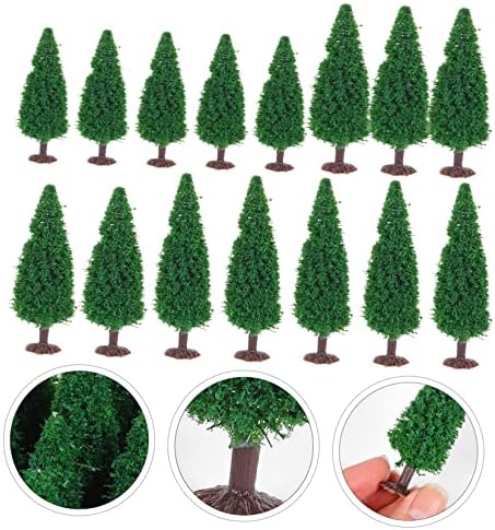 יארדווה 15 יחידות עץ אורן מלאכותי קישוטי עץ חיצוניים Para Mesa de Green Depor Depor Decumen