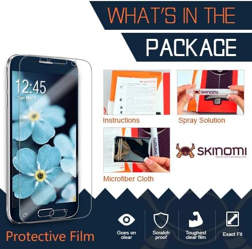 Skinomi גוף מלא מגן עור תואם ל- Acer Predator 8 Techskin כיסוי מלא סרט HD Slue
