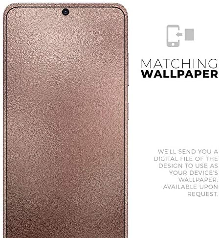 עיצוב Skinz Rose Gold Gold Digital Suege משטח V1 מגן מדבקות ויניל עטיפת עור תואם לתואם ל- Samsung Galaxy S20