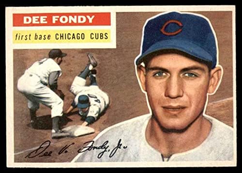 1956 Topps 112 Gry Dee Fondy Chicago Cubs Ex/MT Cubs