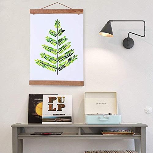מסגרת צילום מעץ מגנטית, מסגרת עץ טבעית פוסטר פוסטר קנבס קנבס, לקישוט ביתי, יום הולדת, מתנת חג המולד, מתנת האהבה של יום האם