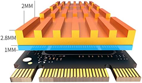 Sardfxul M2 SSD Cooler Cooler M2 2280 מצב מוצק דיסק קשיח רדיאטורים אלומיניום קירור חום מצב מוצק כרית תרמית בסיס קירור בסיס M2 SSD קירור עם מאוורר פרופיל נמוך