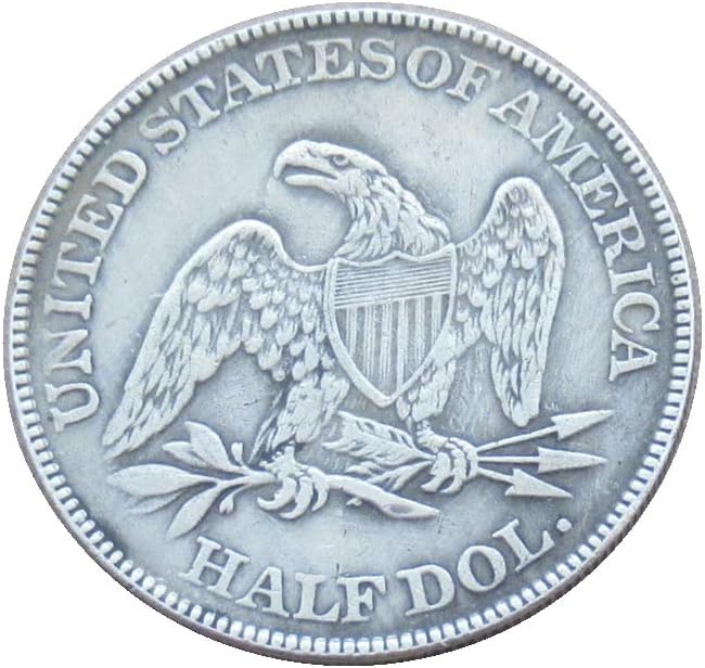דגל חצי דולר חצי דולר 1849 מטבע זיכרון מצופה מכסף מטבע זיכרון