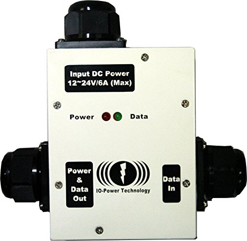 IOP-DPOE-PSP4830-1 חיצוני DC ל- DC Power Over Ethernet Converter 12V-18W / 24V-36W / 36V-54W / 48V-72W פסיבי & 48V-30W מצב סטנדרטי
