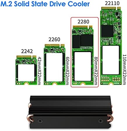 SDFGH M.2 מצב מוצק כונן קירור קירור עבור מחשב שולחני מחשב סגסוגת אלומיניום נחושת 2280 SSD רדיאטור כרית קירור