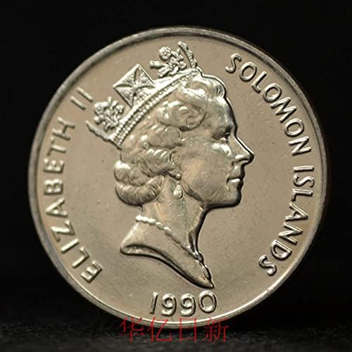 מטבע איי סולומון 10 נקודות 2010 גרסת המטבעה של מלכת הדרקון KM27A פלדה מצופה ניקל