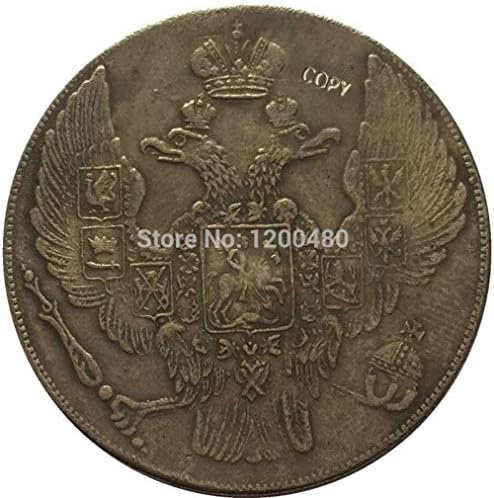 1833russia 12 מטבעות פלטינה העתק מתנות Copycollection