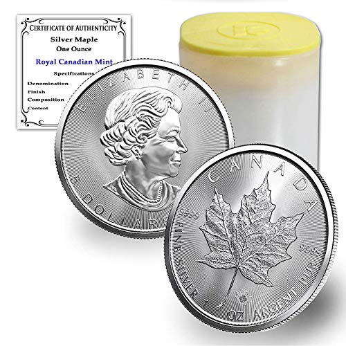 CA 1988 - נוכח מגרש של 1 גרם 1 גרם מטבעות עלים מייפל קנדי ​​קנדי ​​מבריק ללא מחזור עם תעודות האותנטיות שלנו