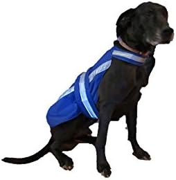 מעיל ניילון כבד של כלב כחול xlarge