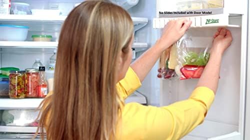 חנות מיקוד - פחי מארגן המקרר שלך-שקיות זיפלוק מארגן מקרר קל-מארגן 10 שקיות, לשאריות, קל לראות ולהתקין, גישה לדלת מזון, ללא שקופיות כלולות
