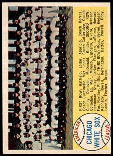 1958 Topps 256 White Sox Team Ralis