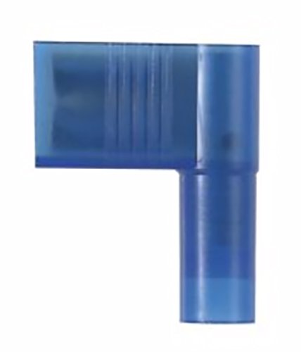 Panduit DNFR14-250B-L ניתוק נקבה, זווית ימנית, מבודד ניילון, 16-14 AWG, .250 על ידי .032 אינץ 'גודל לשונית, כחול