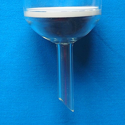 Deschem 2000ml, משפך זכוכית בוכנר, W/3 פילטר גס, 2L, צינור ישר