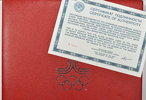1980 м м סובייט מלא 28 סט מטבעות מט. להגיב על האולימפיאדה של מוסקבה משנות השמונים. בתיבת מצגת בסגנון בחול למכובדים ואספנים זרים. 10 ו -5 רובל שדורגו על ידי מוכר. נפתח וטיפל.