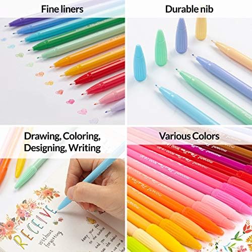 מונאמי בתוספת עט 3000 הרגיש טיפ עטים, בסדר נקודה, צביעה / ציור / ביומן, מגוון צבעים, 36-חבילה