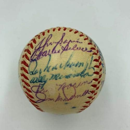 נדיר 1953 קבוצת ינקי ניו יורק חתמה על מיני ליגה אמריקאית בייסבול הרידג ' - בייסבול חתימה